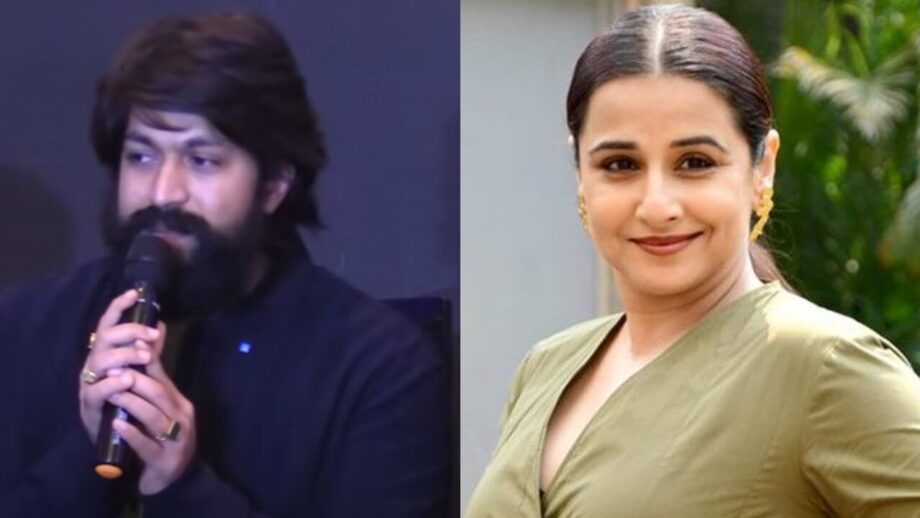Watch: When KGF actor Yash made special request to Vidya Balan 756447