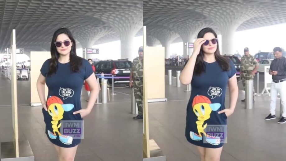 Watch: Zareen Khan Spotted At Mumbai Airport, Gets Trolled For Gaining weight 760323