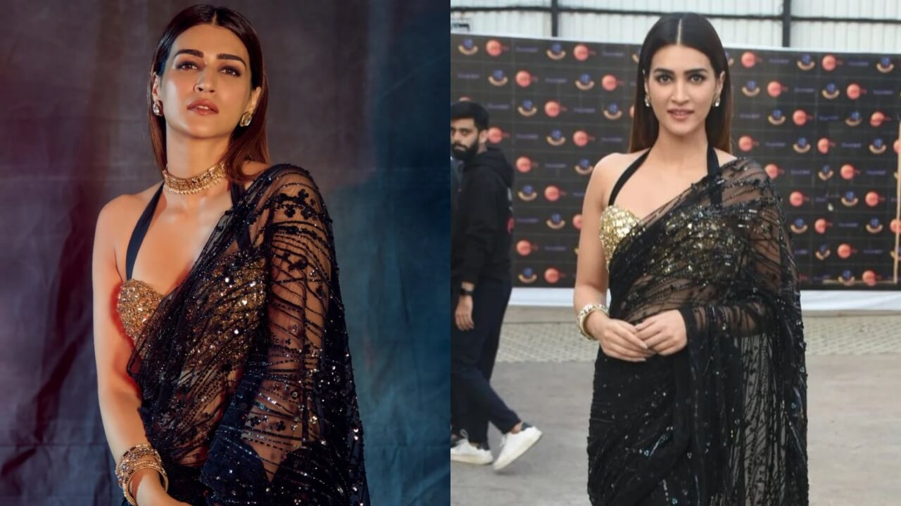 What Do You Think Of Kriti Sanon's Portrayal Of A Golden Girl In A Sequined Saree By Dilnaz Karbhary? 765160