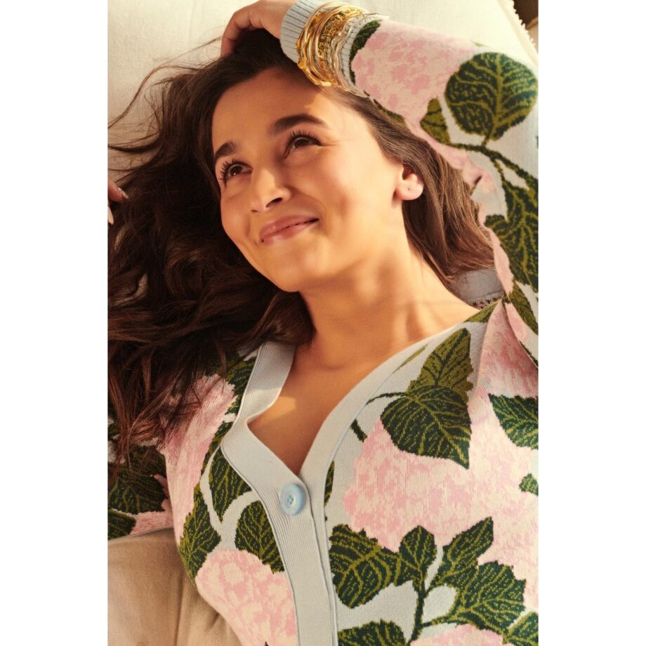 Alia Bhatt Blooms Her Grace In Floral Printed Sweater And Mini Skirt, See Pics 765490
