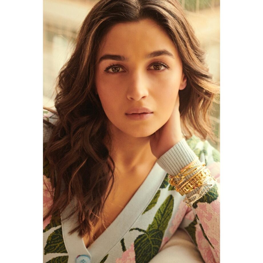 Alia Bhatt Blooms Her Grace In Floral Printed Sweater And Mini Skirt, See Pics 765492