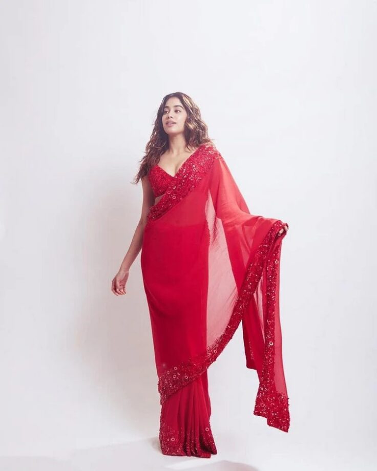 Alia Bhatt To Anushka Sharma: Learn How To Glamup In Red Sarees 777807