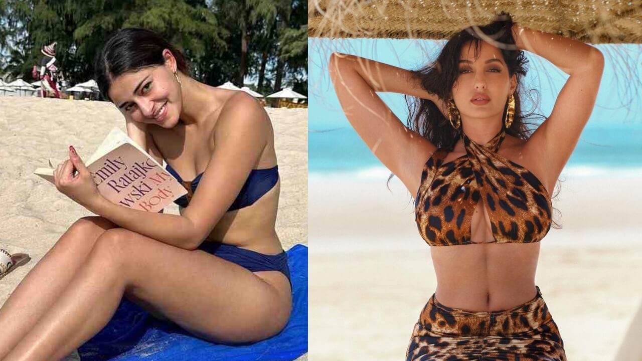 Ananya Panday To Nora Fatehi: Hottest Bollywood Celebs In Beach Outfits 778434