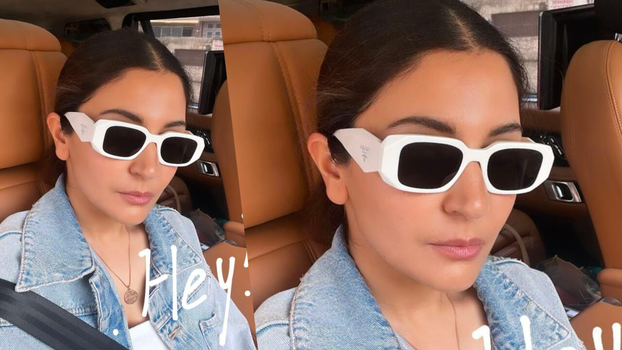 Anushka Sharma's Sunglasses Selfie Game In White Top and Denim Jacket Is Stronger Than Ever 770488