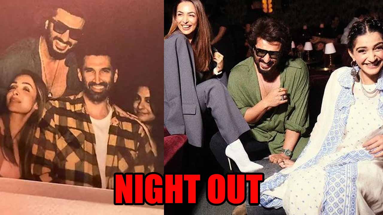 Arjun Kapoor, Malaika Arora, Sonam Kapoor, Aditya Roy Kapur, Rhea Kapoor enjoy fun time at ‘The Night Manager’ screening