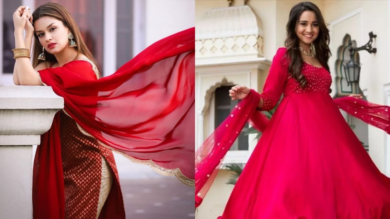 Ashi Singh Or Avneet Kaur: Who Is Attractive In Red? 796514