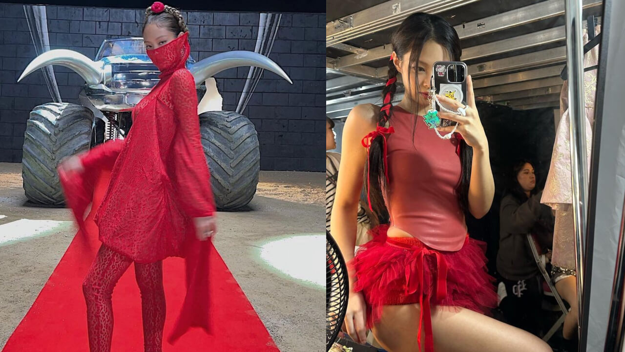 BLACKPINK's Jennie Displays Her Glowing Visuals In Red Outfits, See Pics 772758