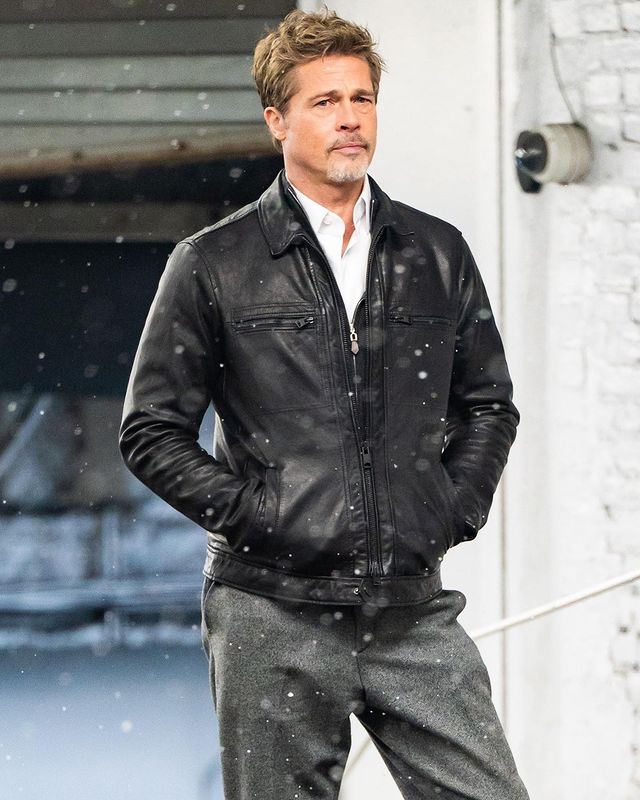 Brad Pitt And George Clooney Caught Shooting Late Night For Upcoming Thriller 'Wolves' 769728