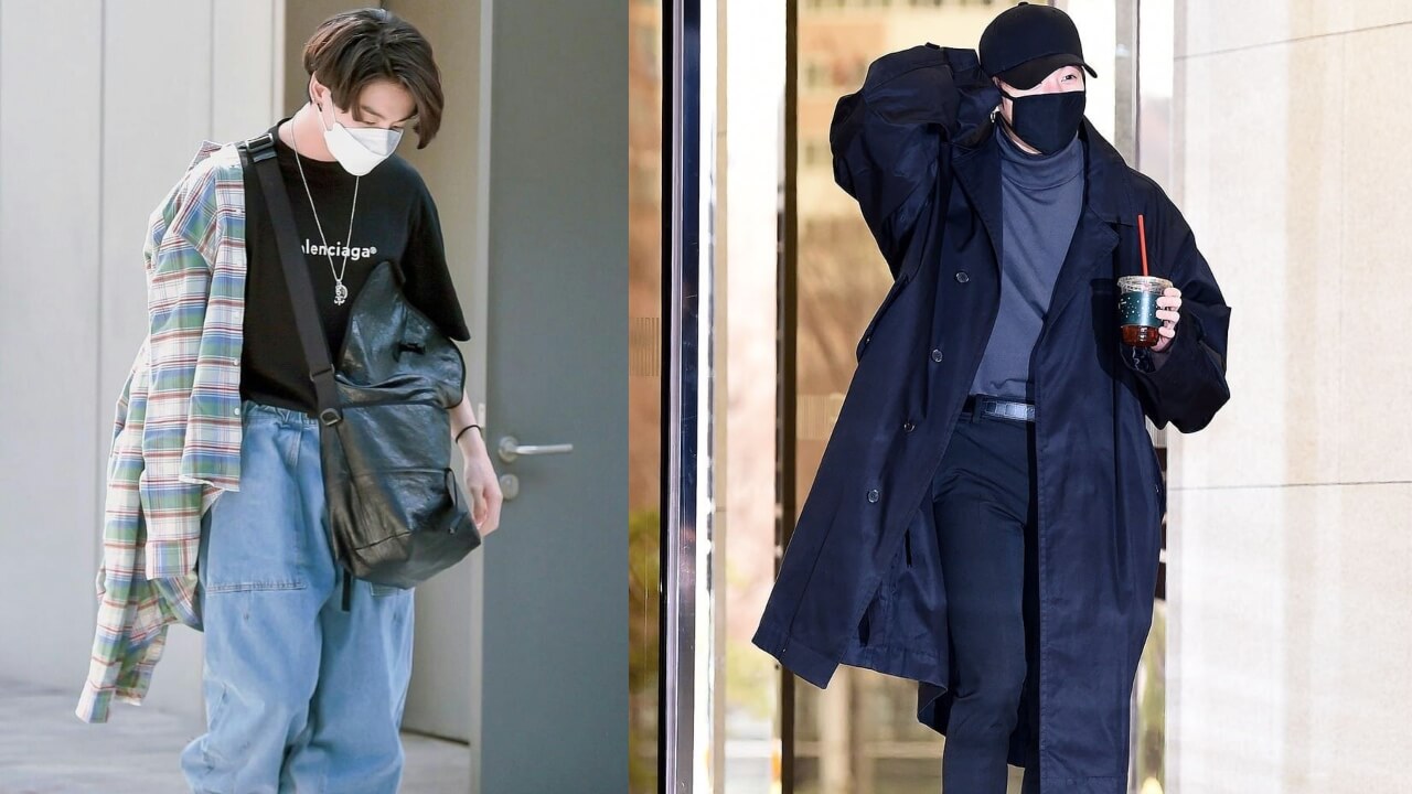 BTS Jungkook’s chicest airport looks