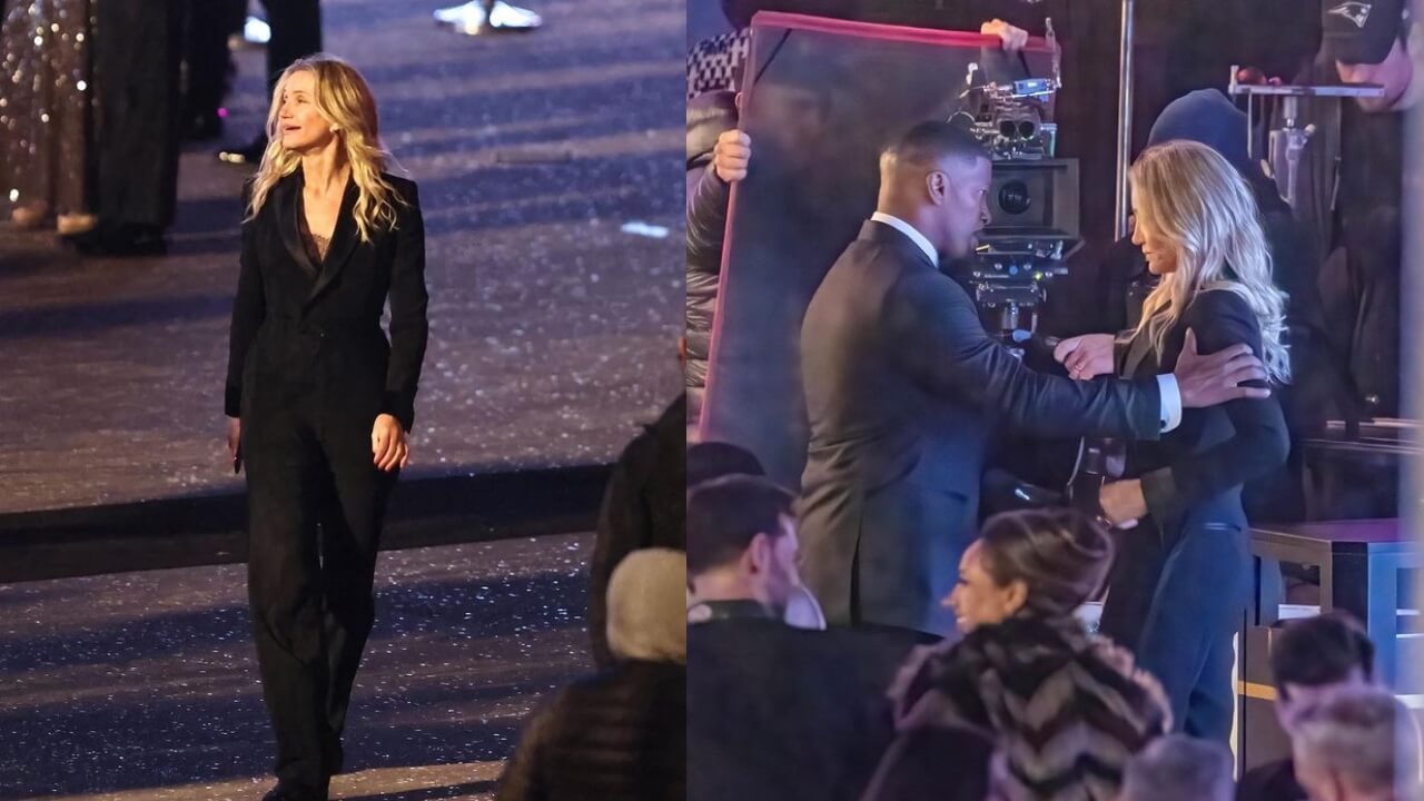 Cameron Diaz's 'Back In Action' Moments With Jamie Foxx At Set 769637
