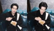 Check Out: BTS Suga Looks Dapper In A Black And White Outfit While Eating French Fries 778316