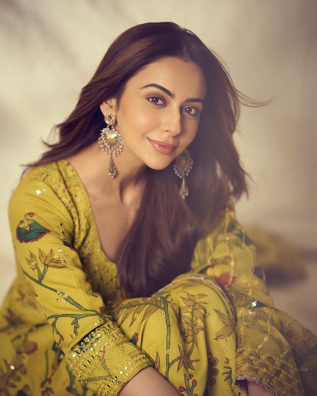 Check Out: Rakul Preet Singh Feels 'Wild And Alive' In A Yellow Chanderi Silk Anarkali, See Pics 770743