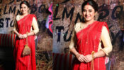 Check Out: Ridhima Ghosh Nails The Fashion Game In Red Saree Outfit, See Pics 770859