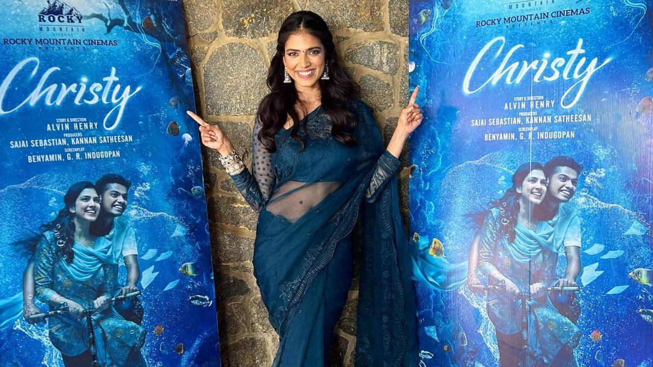 Christy: Malavika Mohanan stabs hearts in deep-neck see-through saree, check out stunning avatar 773591