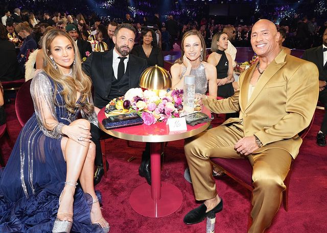 Couple Goals: Jennifer Lopez With Ben Affleck And Dwayne Johnson With Lauren Hashian At Grammys 2023 768071