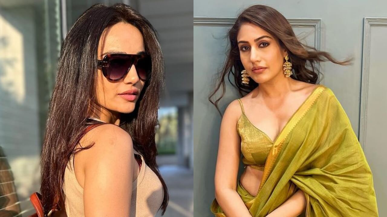 Desi Vs Videsi: Surbhi Chandna in green deep-neck saree Vs Surbhi Jyoti in crop top and denims, who's your favourite? (Vote Now) 776019