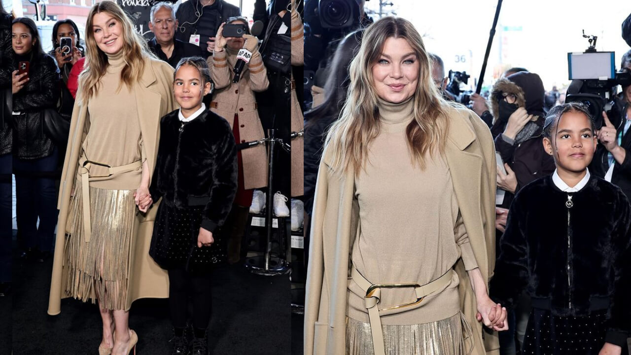 Ellen Pompeo and daughter Sienna takeover Michael Kors Fashion Show in style, see pics 773452