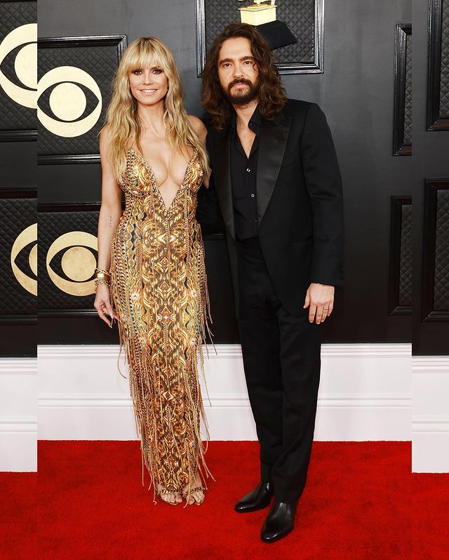 Grammys 2023: Heidi Klum takes plunge style to next level with gold shimmers 768037