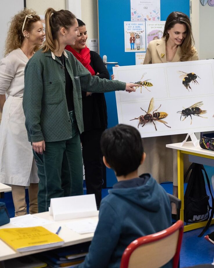 In Pics: Angelia Jolie preaches importance of conservation of bees, collaborates with Guerlain Bee School 774334