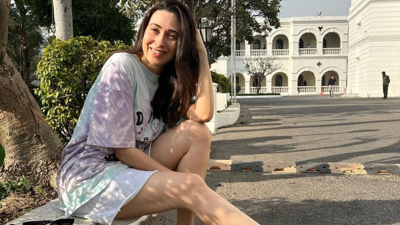 In Pics: Karisma Kapoor Flaunts Her Toned Legs In A Tie Dye T-shirt And White Shorts 776721