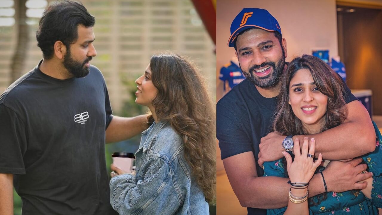 In Pics: Rohit Sharma Shares A Picture Series Of Himself With His Wife 777244