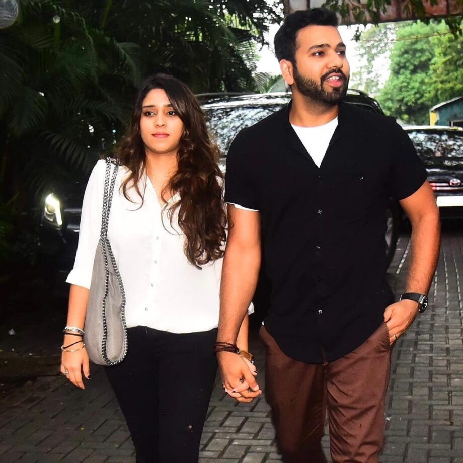 In Pics: Rohit Sharma Shares A Picture Series Of Himself With His Wife 777229