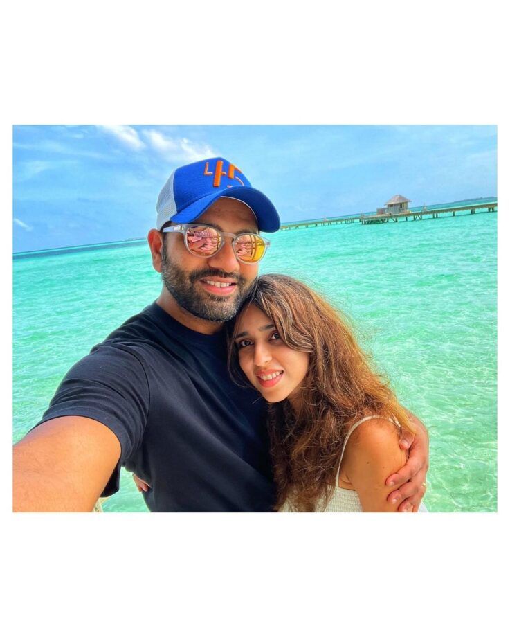In Pics: Rohit Sharma Shares A Picture Series Of Himself With His Wife 777235