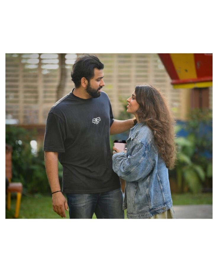 In Pics: Rohit Sharma Shares A Picture Series Of Himself With His Wife 777236
