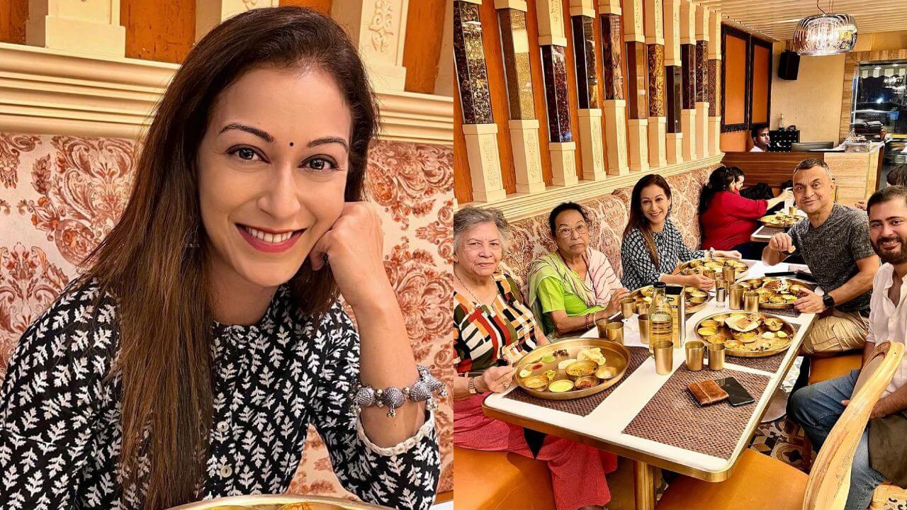 It's time for 'royal meal' for TMKOC actress Sunayana Fozdar and family 776533