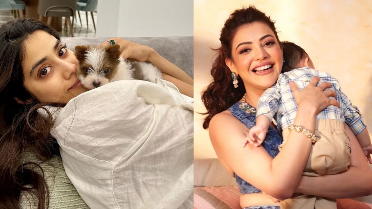 Janhvi Kapoor and Kajal Aggarwal extend cute hugs to special ones, check out 772642