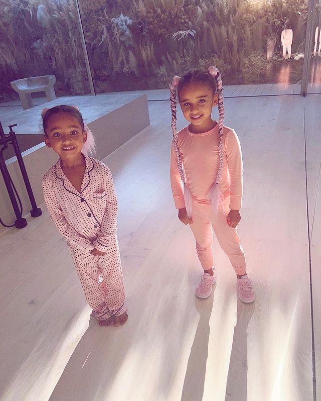 Kim Kardashian is all for “baby love”, drops adorable pictures of daughter Chicago West and her cousin Dream 772930