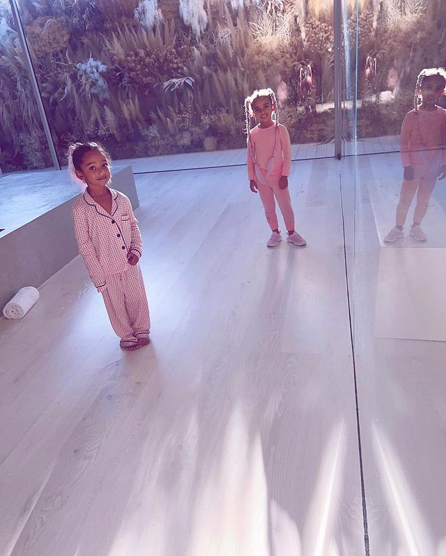 Kim Kardashian is all for “baby love”, drops adorable pictures of daughter Chicago West and her cousin Dream 772931