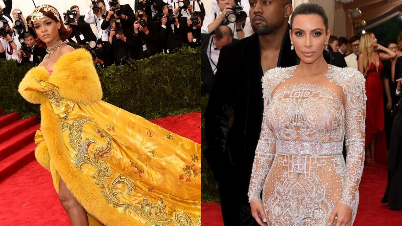 Kim Kardashian VS Rihanna: Whose Risk-Taking Gown Is Jaw-Dropping? 772947