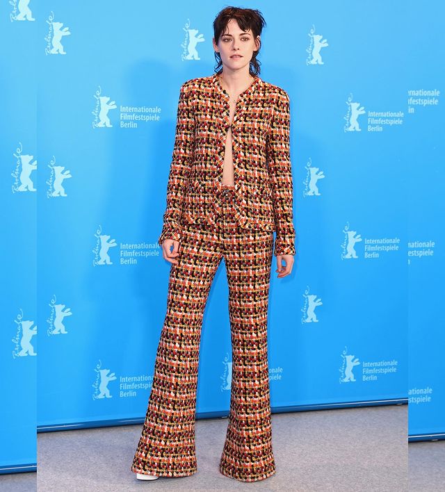 Kristen Stewart arrives in tweed co-ords at Berlin Film Festival press conference 773430
