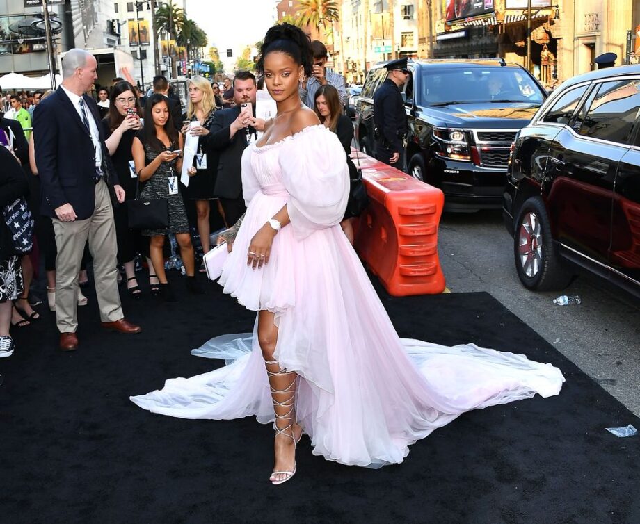 Learn To Slay Like Rihanna In Tail Gowns; See Pics 766881