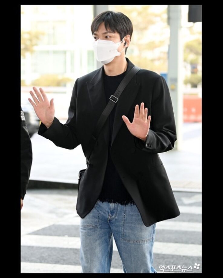 Lee Min Ho Shows His Stylish Look In A Black Blazer And Blue Jeans, See Pics 773686