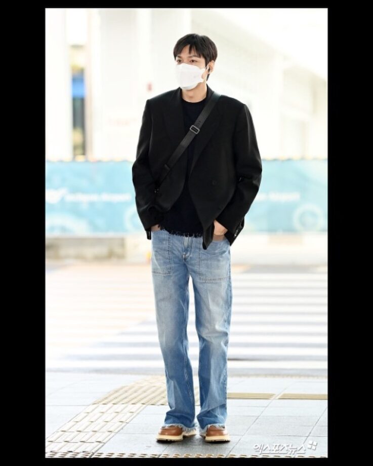 Lee Min Ho Shows His Stylish Look In A Black Blazer And Blue Jeans, See Pics 773684