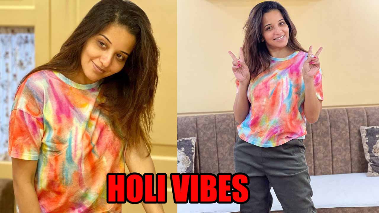 Monalisa kickstarts Holi 2023 celebration in style, check photos 778265