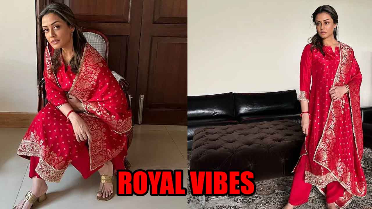 Namrata Shirodkar gives royal vibes in red ethnic suit, fans go crazy 768270