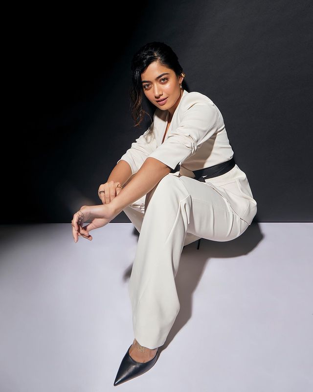 Rashmika Mandanna Makes A Style Statement In All-White Outfits, See Pics 777604