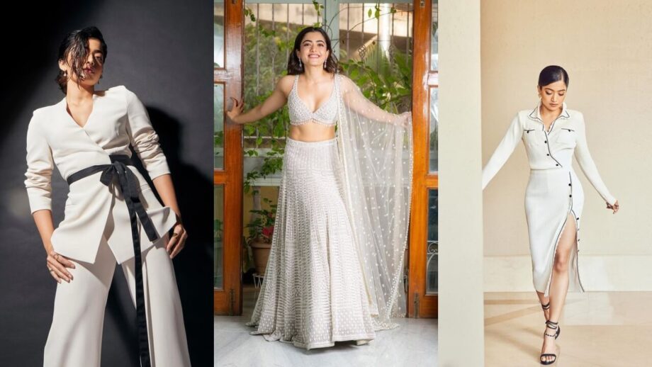 Rashmika Mandanna Makes A Style Statement In All-White Outfits, See Pics 777586