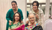 Raveena Tandon Shares A Precious Picture As She And Kajol Meet 'Legends' Asha Parekh And Hema Malini 768527