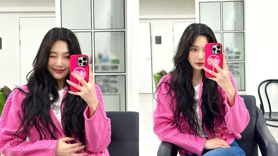 Red Velvet’s Joy gets smeared in pink, see pics 770376
