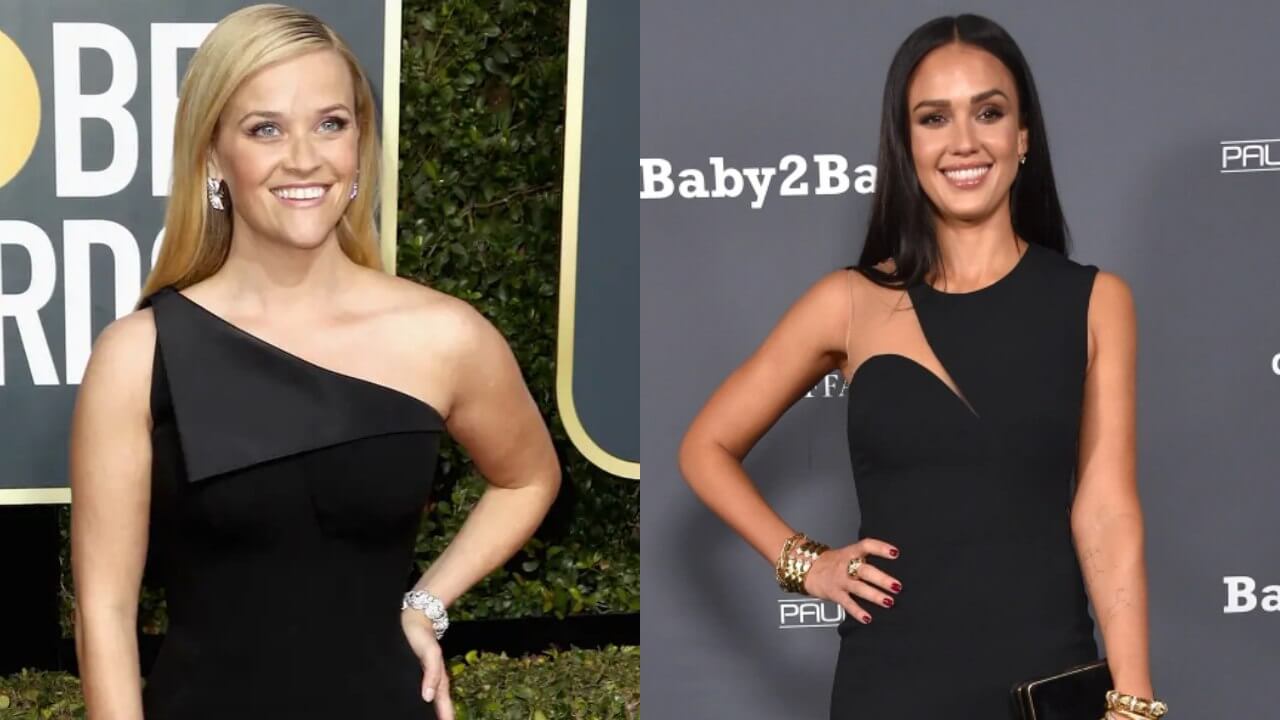 Reese Witherspoon And Jessica Alba: Whose Black Gown Is Glamorous?