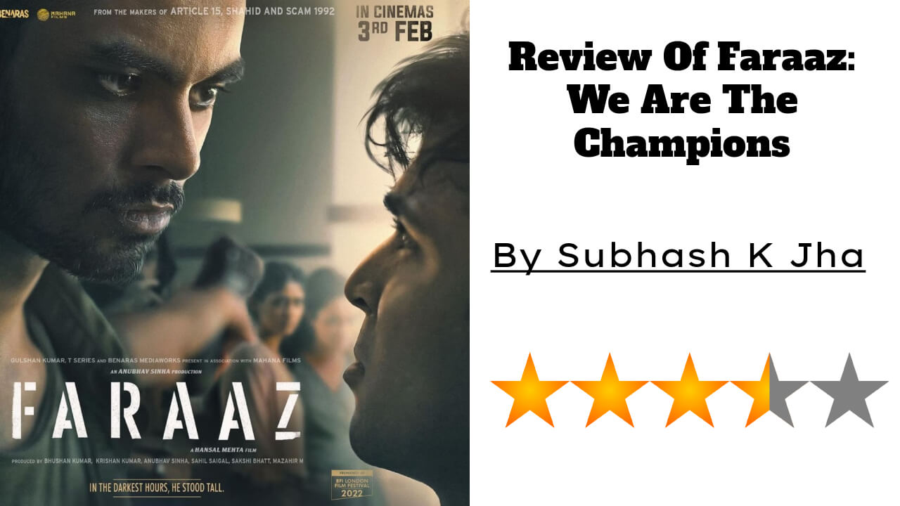 Review Of Faraaz: We Are The Champions 767536