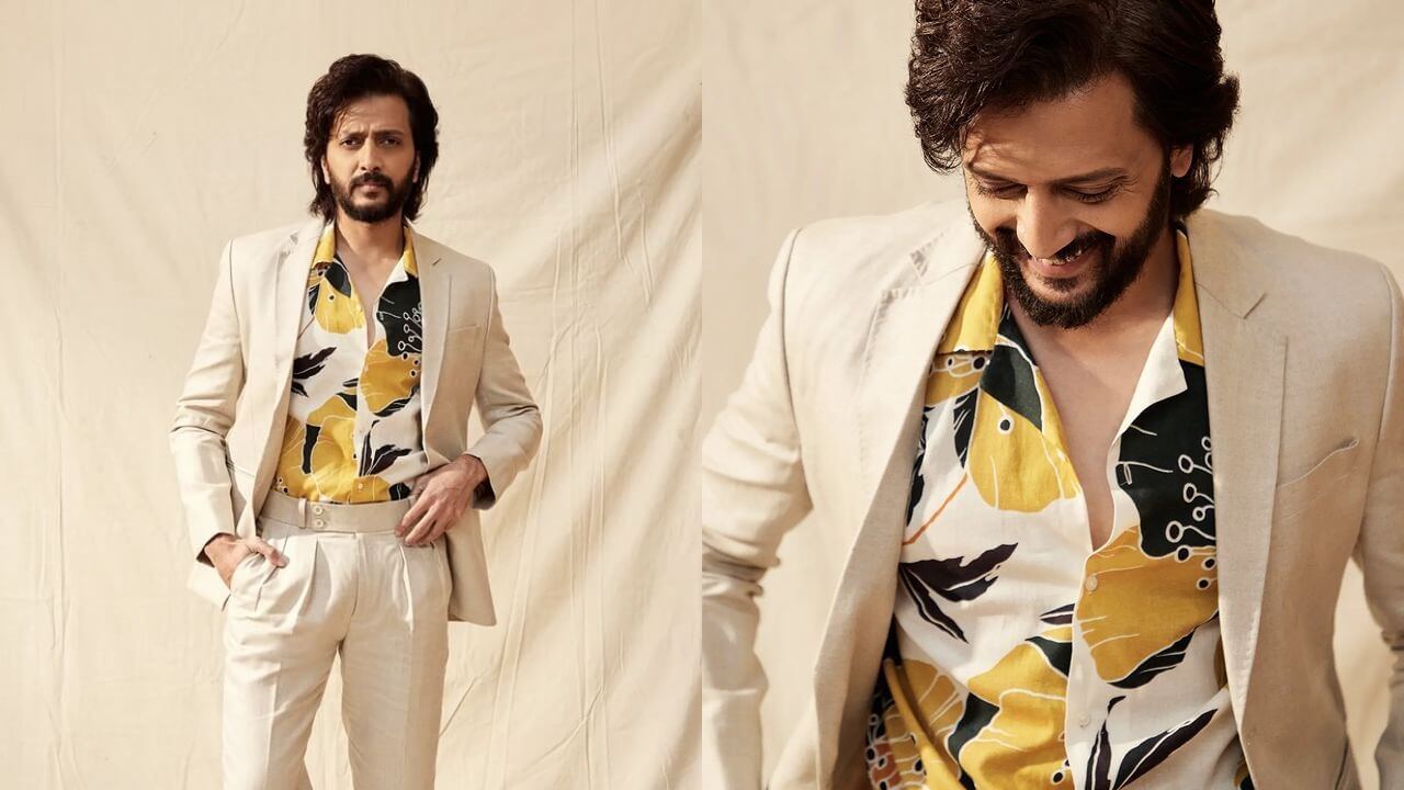 Riteish Deshmukh Setting Fashion Goals In Beige Colored Blazer And Pants Outfit, See Pics 770471