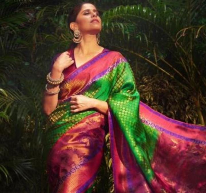 Sai Tamhankar Becomes An Entrepreneur; Launches Her Clothing Label 'The Saree Story' 777882
