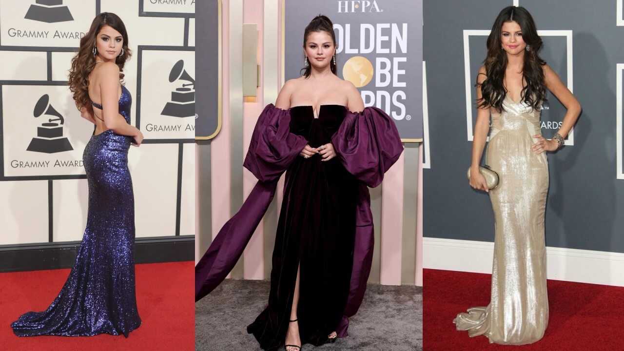 Selena Gomez's Glamorous Looks On Red Carpet Of Grammy Awards 769013