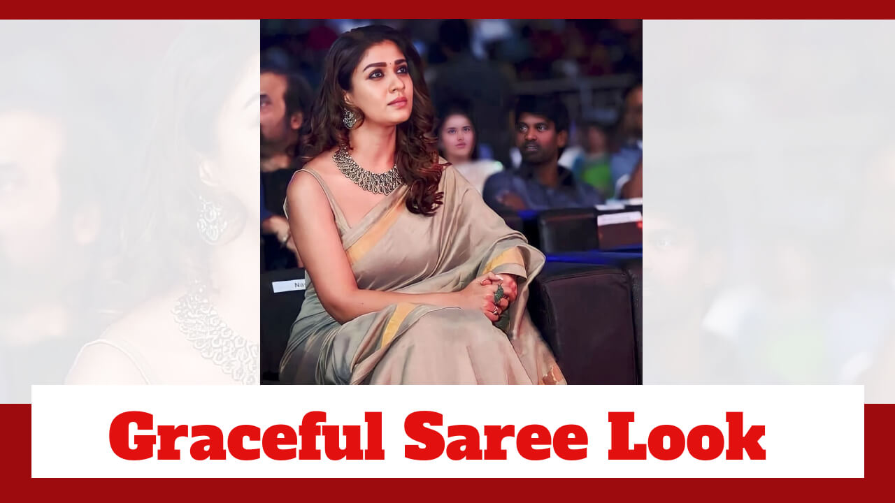 South Beauty Nayanthara Looks Serene And Graceful In Saree Look 778298