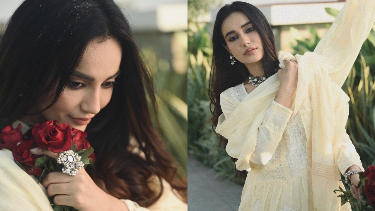 Surbhi Jyoti leads on with a floral dream, says “phool, patte and I”